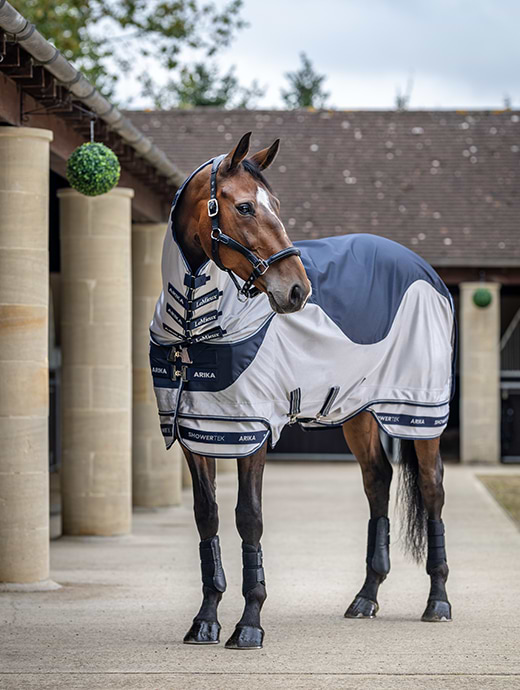 LeMieux Arika Shower-Tek Fly Rug Grey