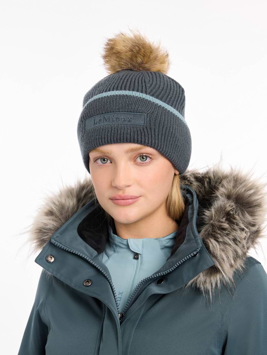 LeMieux Clara Cable Beanie Petrol