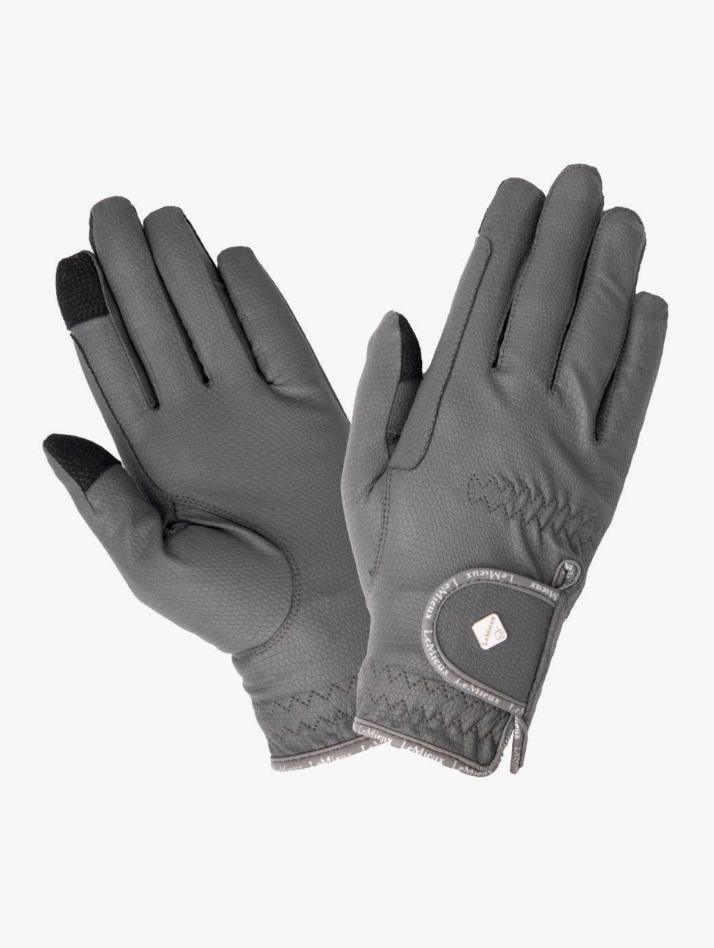 LeMieux Classic Riding Gloves Grey