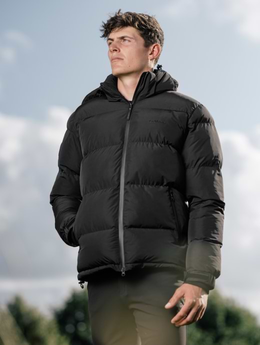 LeMieux Mens Elite Puffer Jacket Black Griggs Equestrian
