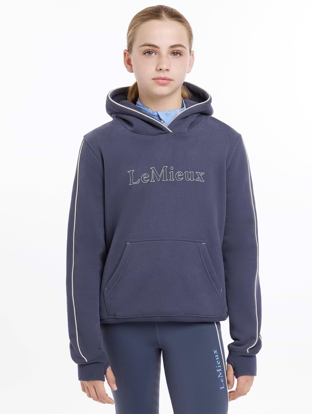 LeMieux Esme Young Rider Hoodie Dusk Blue