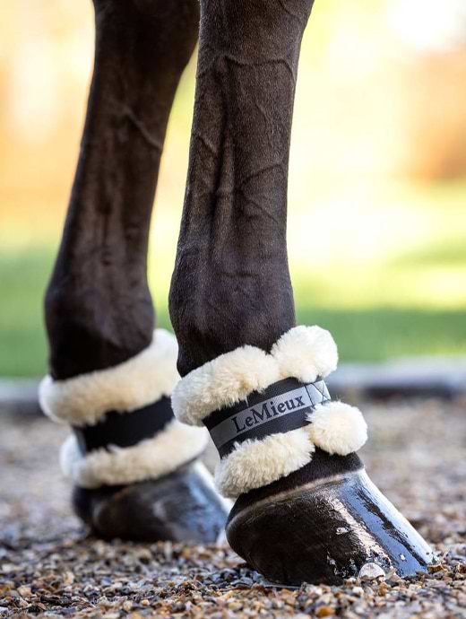 LeMieux Fleece Pastern Wrap Black