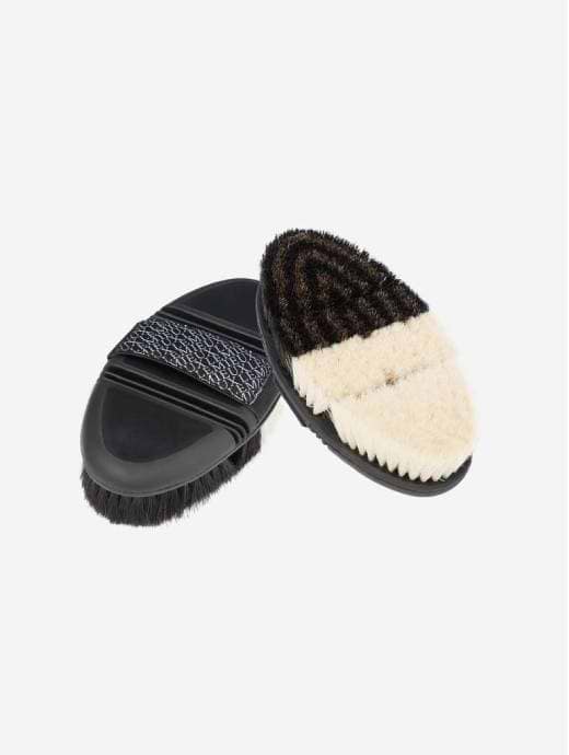 LeMieux Flexi Half & Half Finishing Brush Black