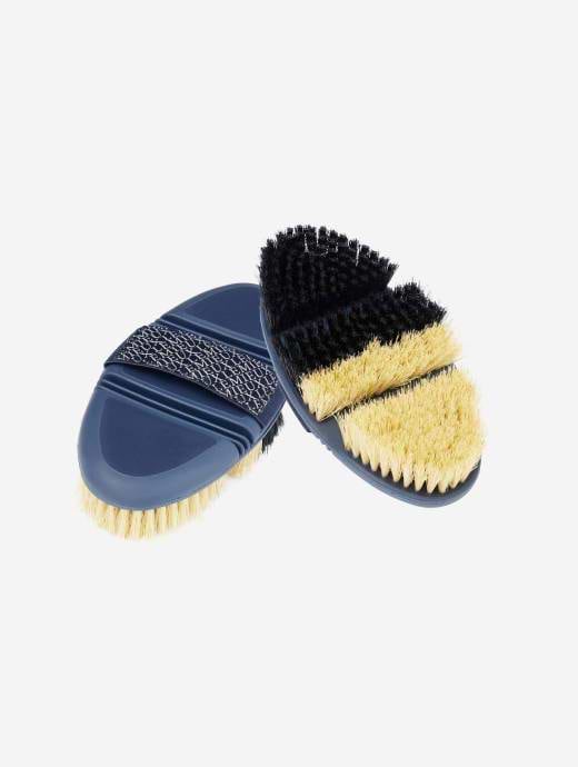 LeMieux Flexi Half & Half Grooming Brush Navy