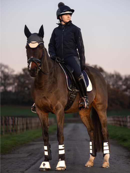 LeMieux Grafter Brushing Boot Reflective