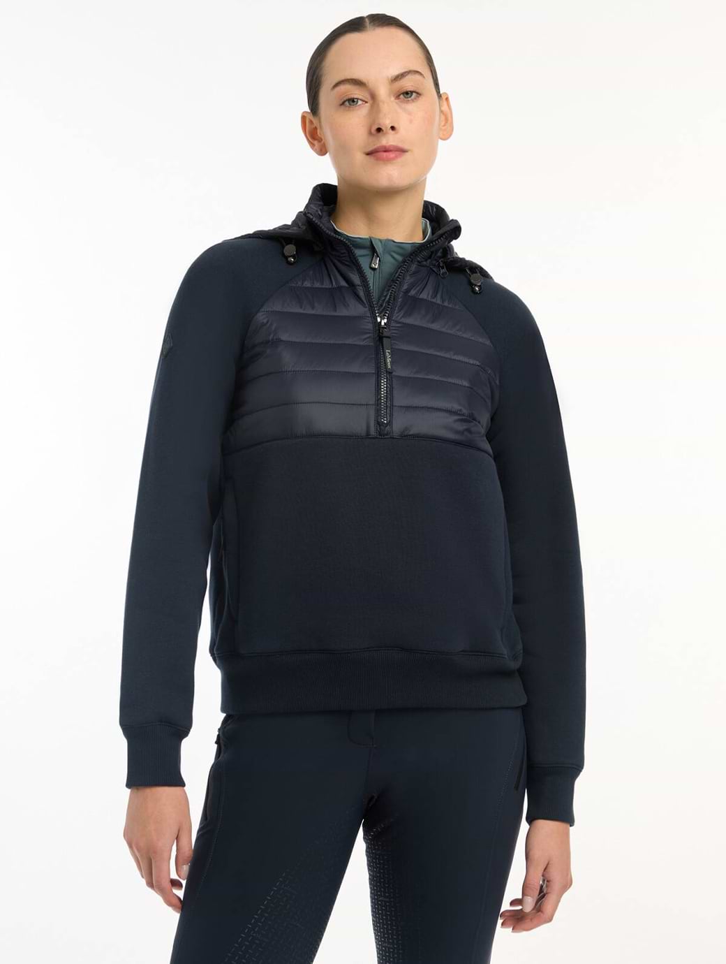 LeMieux Harley Hybrid Hoodie Navy