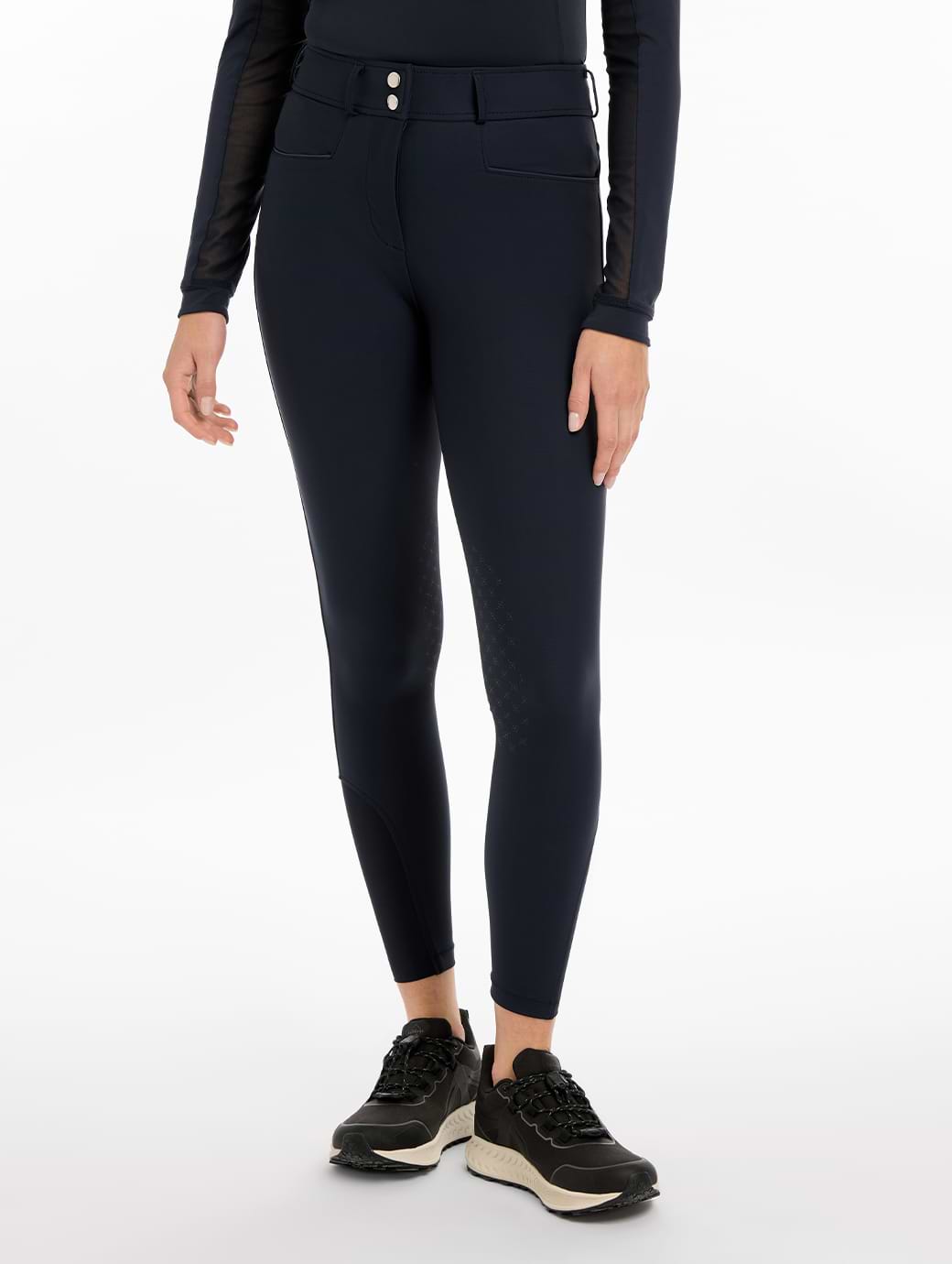 LeMieux Isabelle Knee Grip Breeches Navy