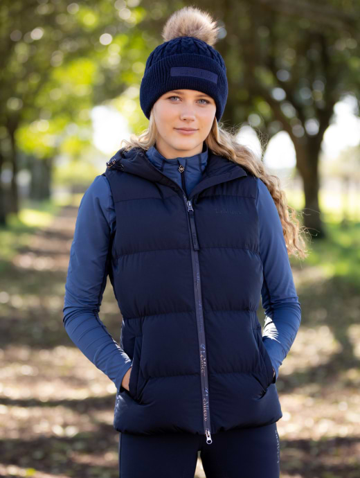 LeMieux Kenza Puffer Gilet Navy