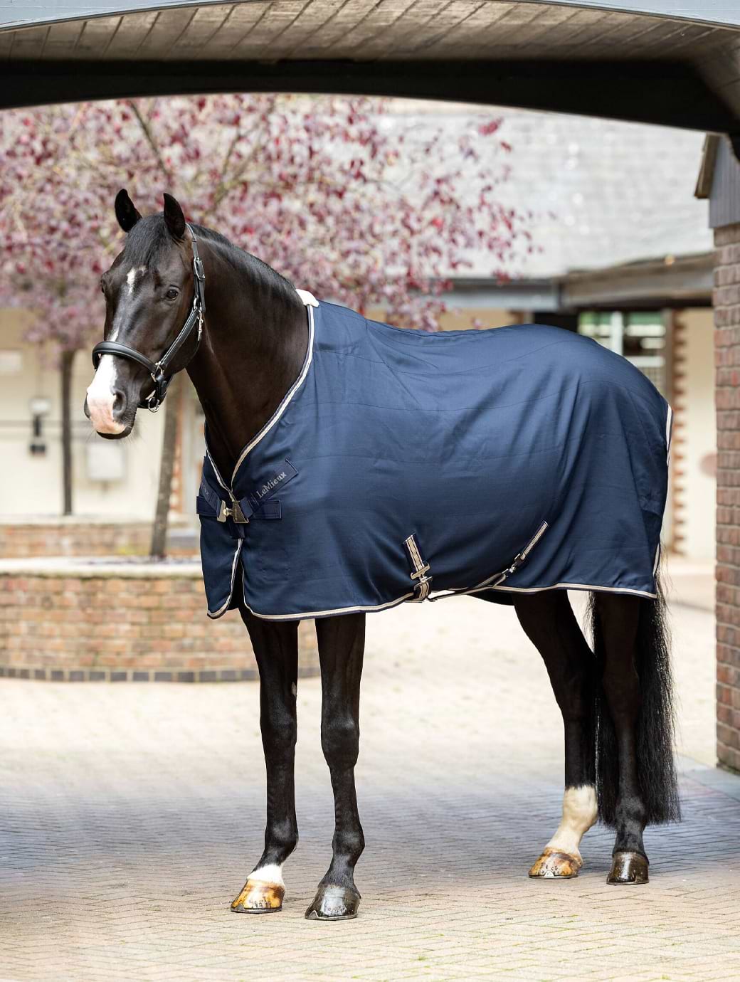 LeMieux Kudos Stable Sheet Navy