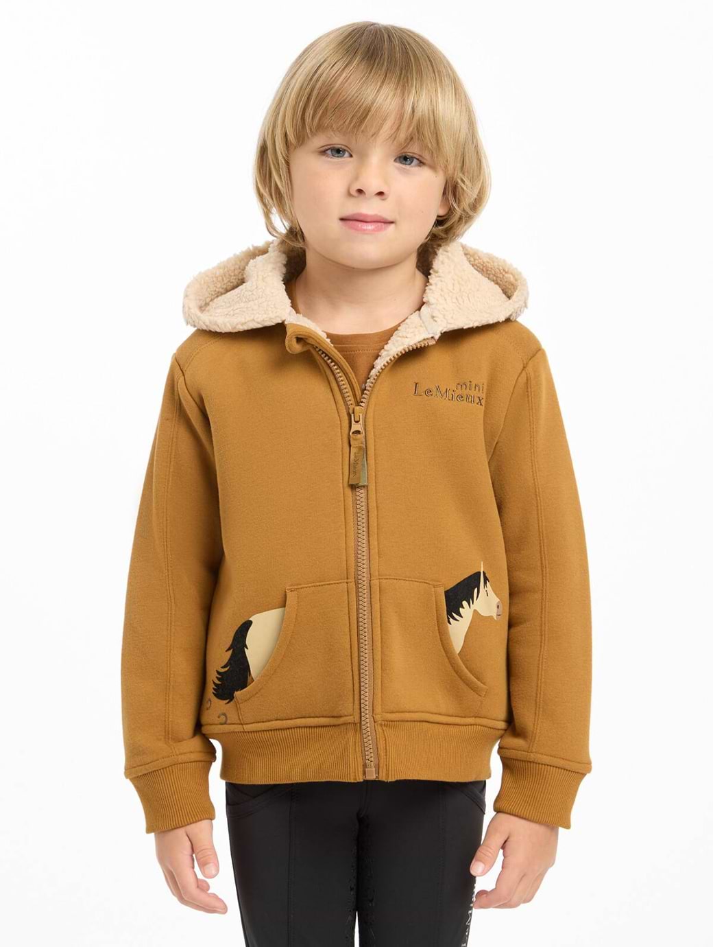 LeMieux Mini Charlie Lined Hoodie Ginger