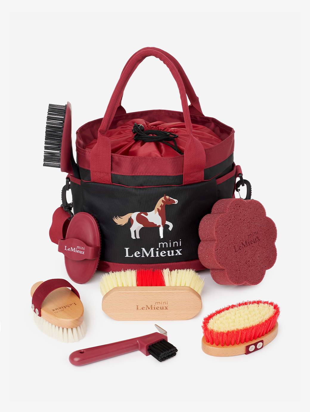 LeMieux Mini Grooming Set Red
