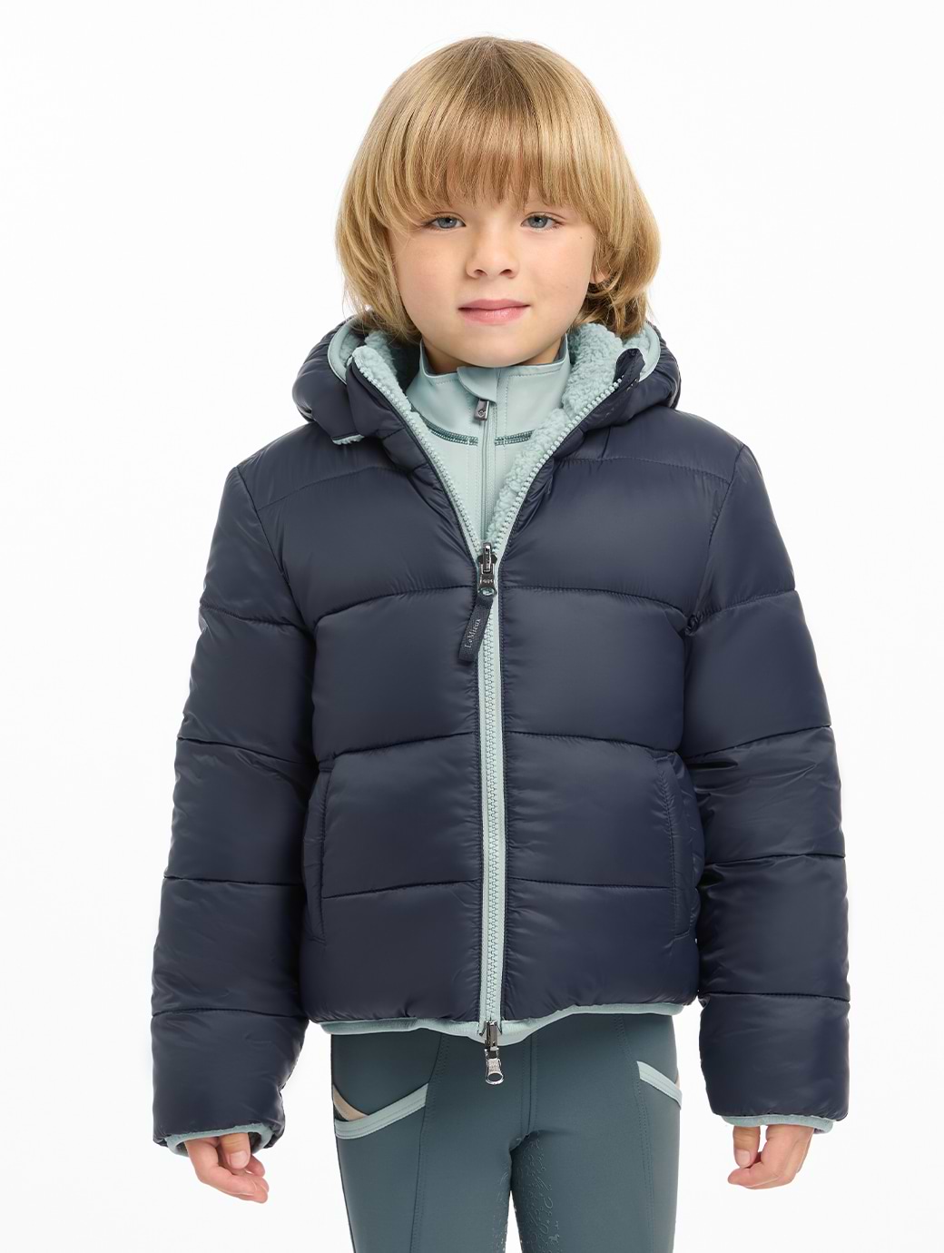 LeMieux Mini Megan Reversible Puffer Navy
