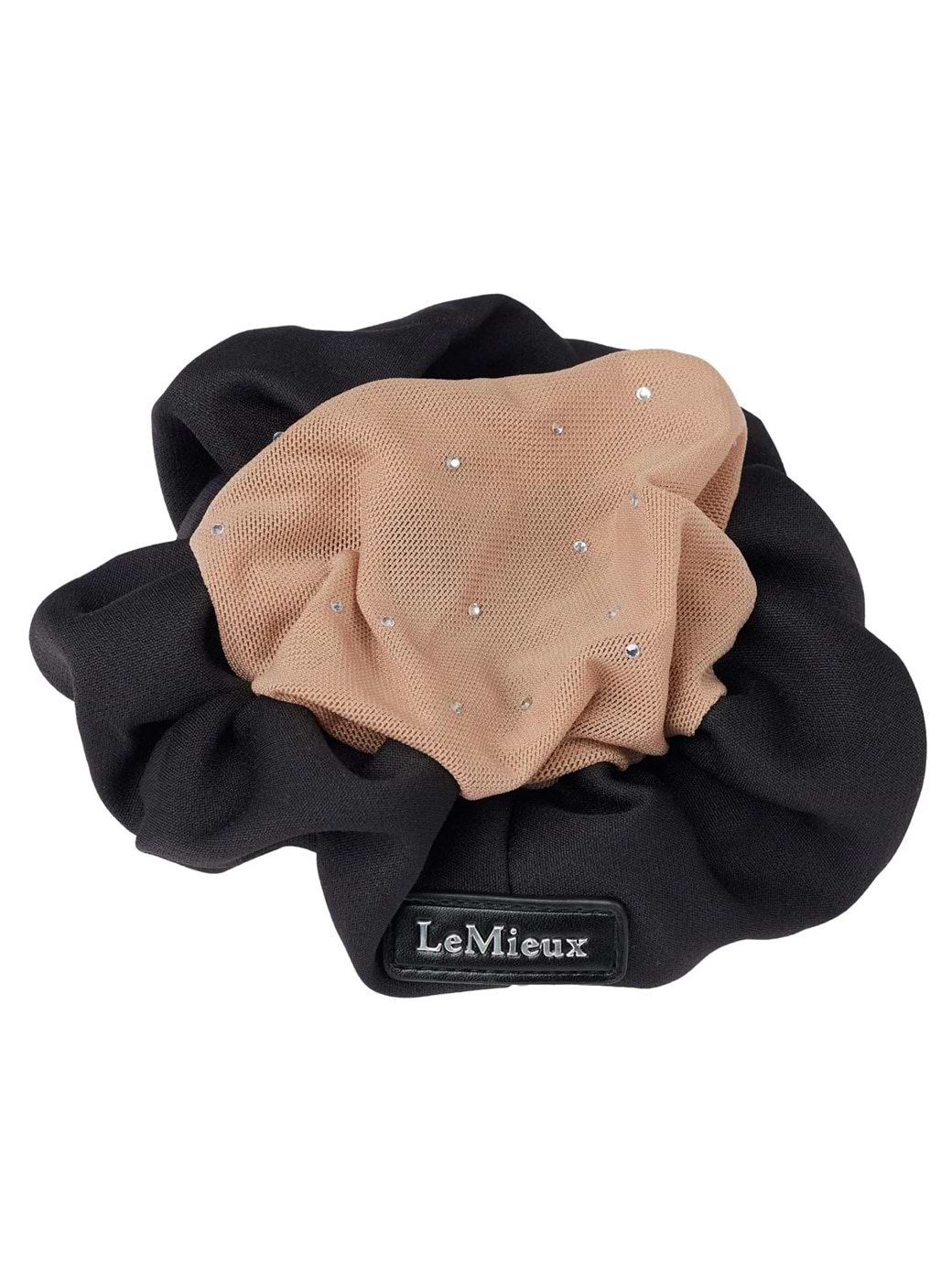 LeMieux Scrunchie & Crystal Hair Net Black 3