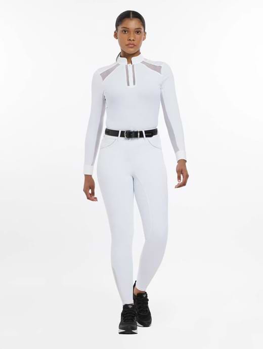 LeMieux Victoria Breech Silicone Seat White