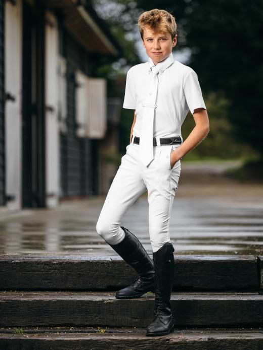 LeMieux Young Mens Breech White