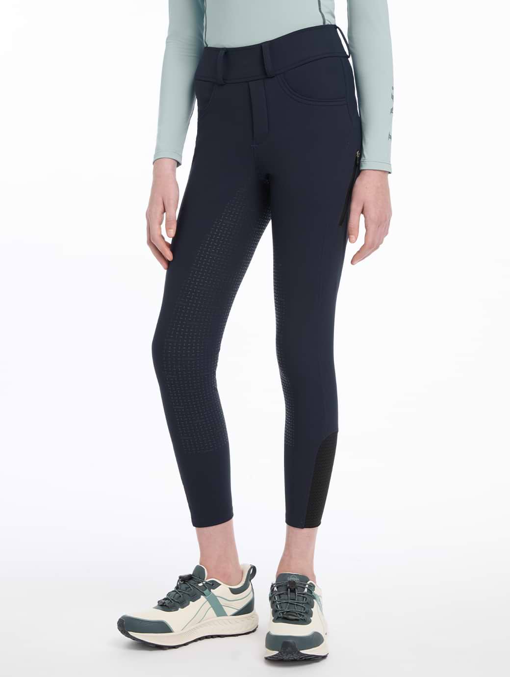 LeMieux Young Rider Ella Winter Breggings Navy