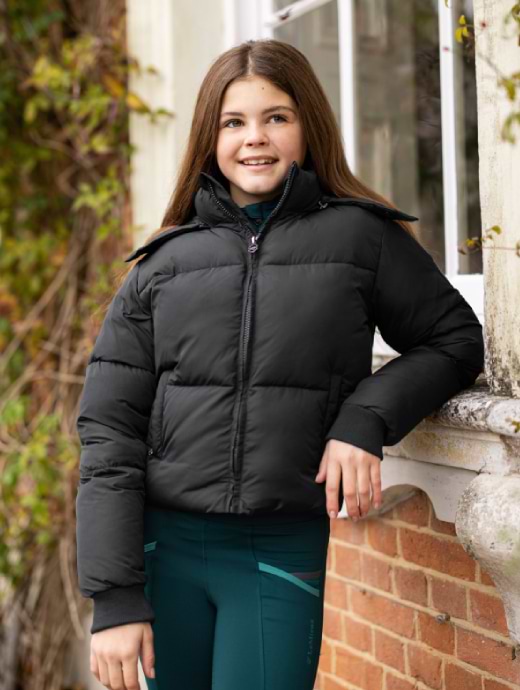 Melodic down puffer jacket with fur best sale