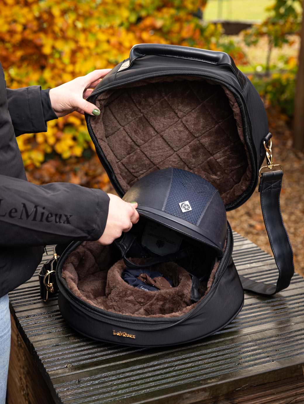 LeMieux Luxe Hat Box Black