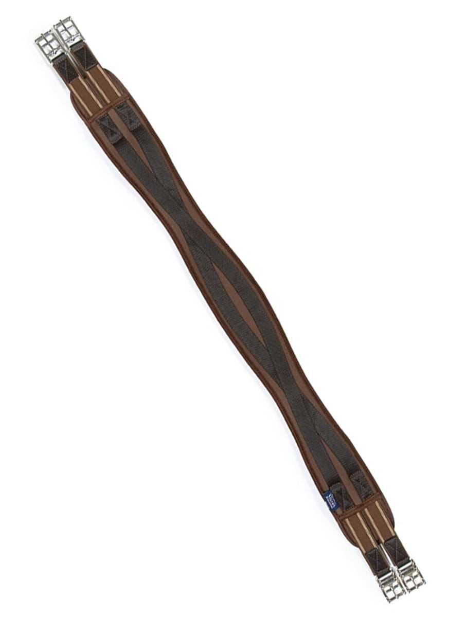 Shires Memory Foam Girth Brown