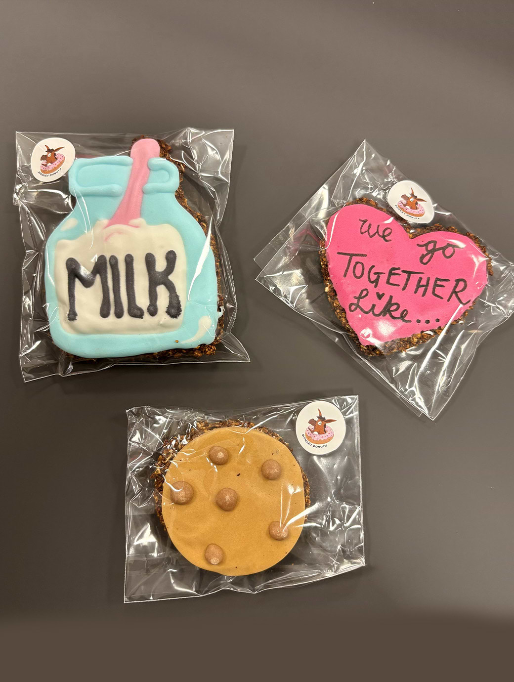 Donkey Donuts Milk and Cookie