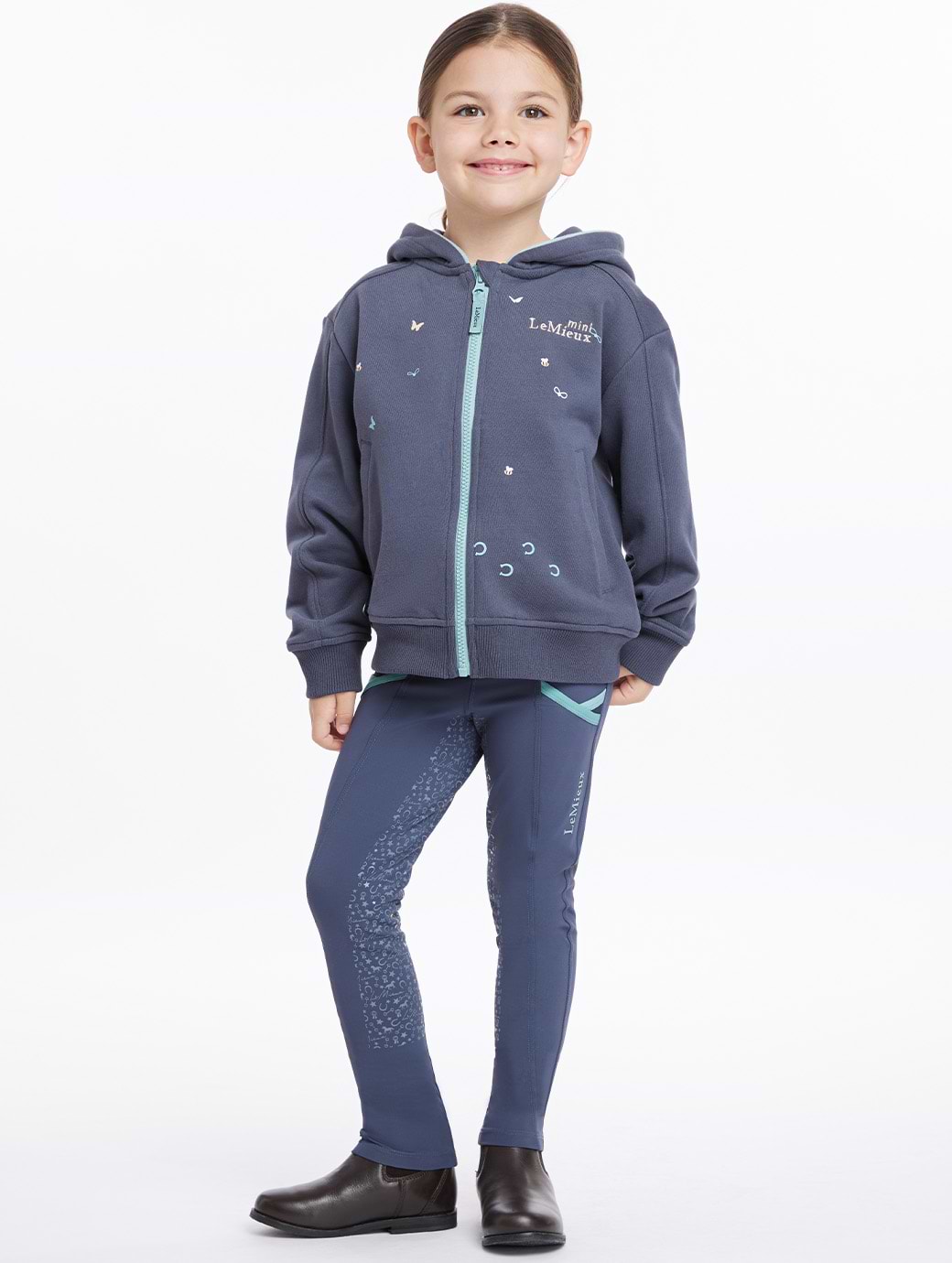 LeMieux Mini Charlie Zip Through Dusk Blue