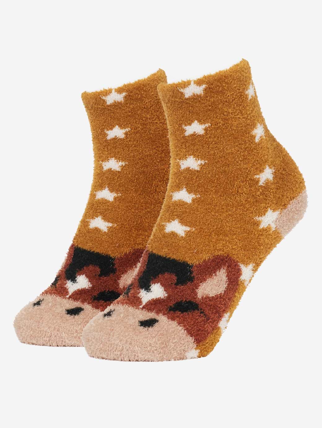 LeMieux Mini Fluffy Character Socks Chancer