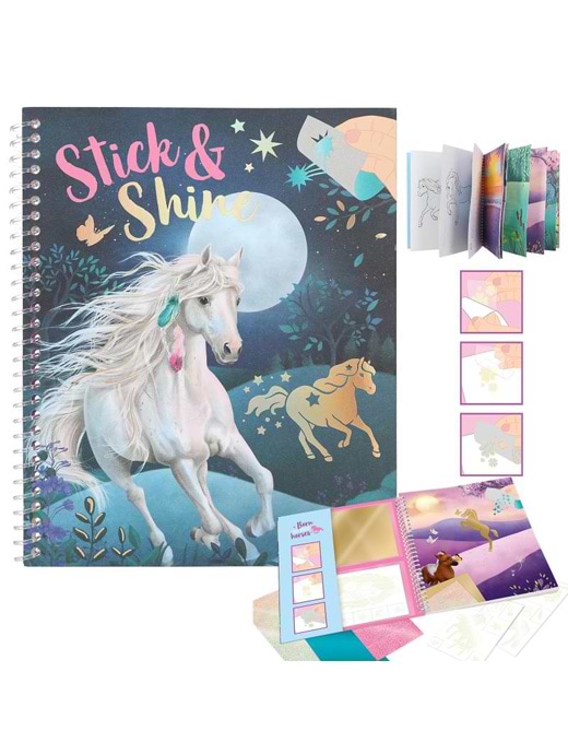 Miss Melody Colouring Book Stick & Shine 