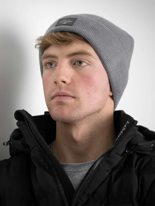 LeMieux Mens Beanie Grey