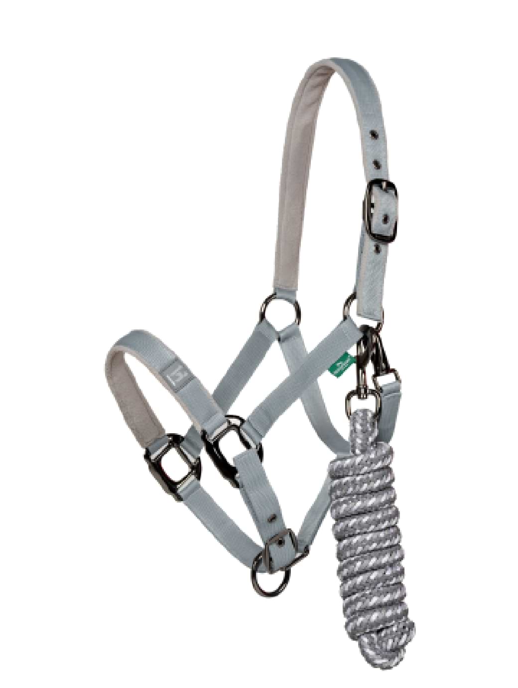 Horseware Newmarket Headcollar & Leadrope Whitney Charcoal