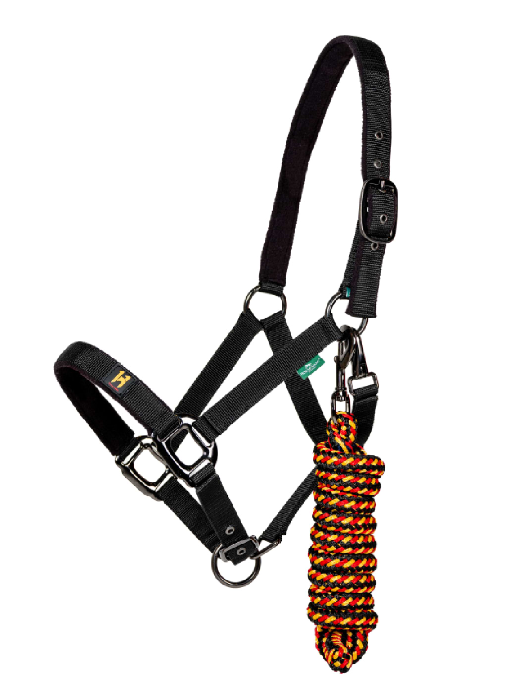Horseware Newmarket Headcollar & Leadrope Whitney Gold