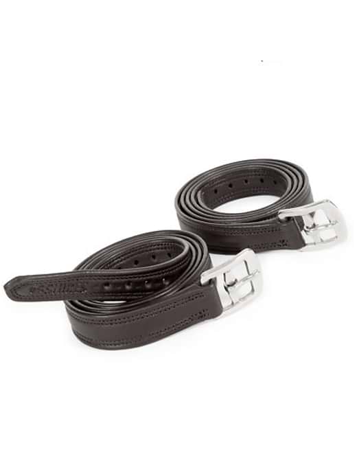 Velociti GARA Easy Care Non Stretch Stirrup Leathers Havana