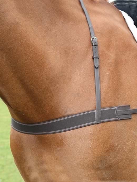 Shires Velociti GARA Elastic Breastgirth Havana