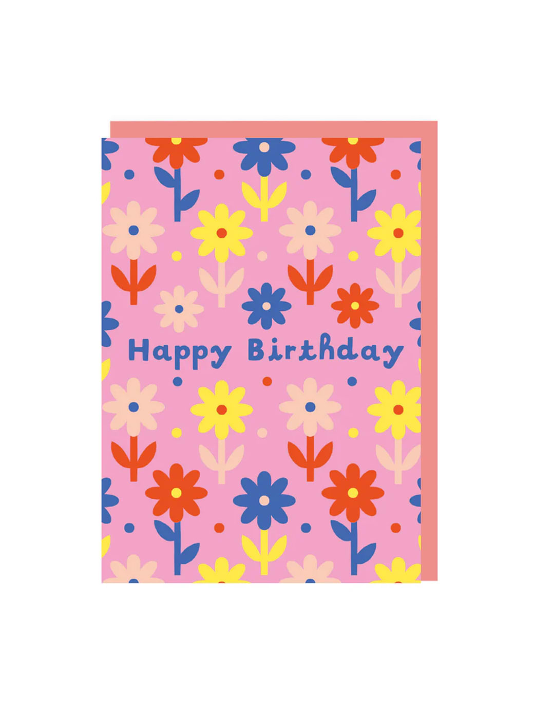Ohh Deer Ditsy Floral Birthday Card