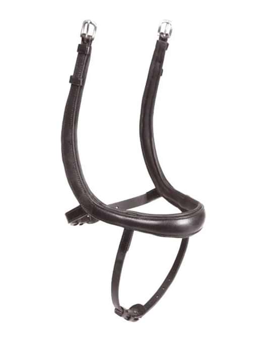 Shires Velociti RAPIDA Ergonomic Curved Flash Noseband-Havana
