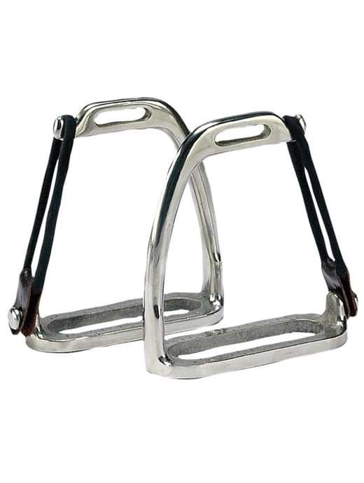 Korsteel Stainless Steel Peacock Stirrup Irons 