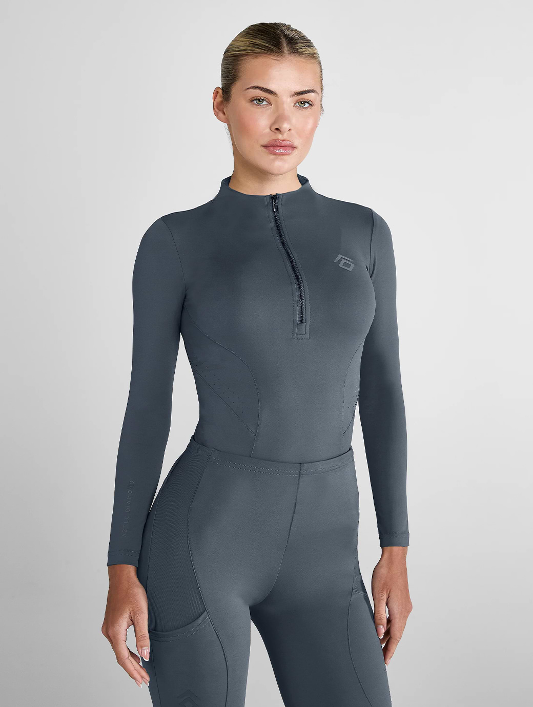 Aztec Diamond Petrol Core Long Sleeve Base Layer | Griggs Equestrian