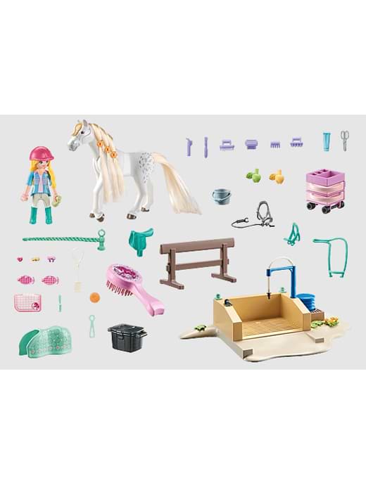 Playmobil horse washing station hot sale