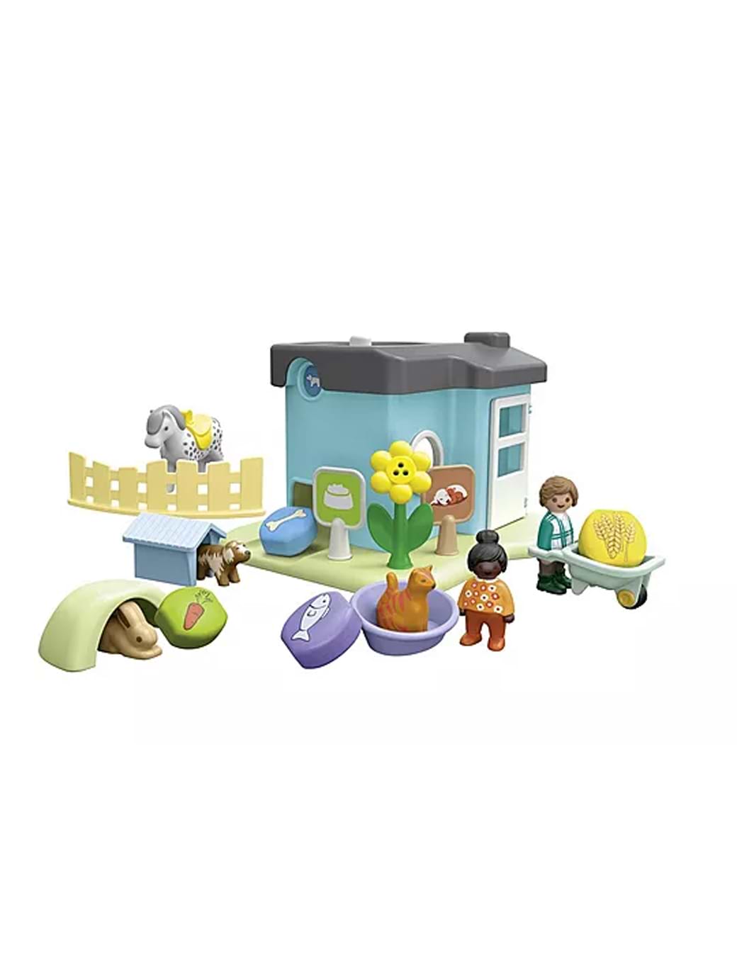 Playmobil cat boarding shop