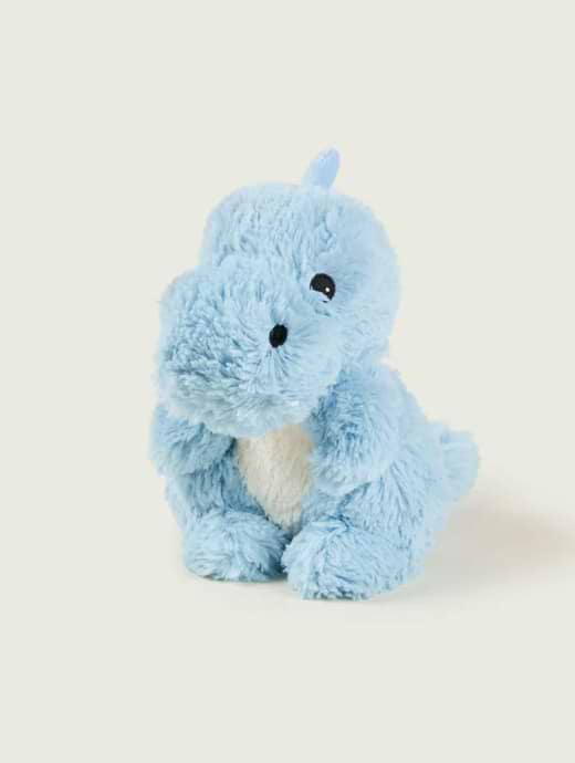 *AW23*Warmies Plush Blue Baby Dinosaur Microwavable