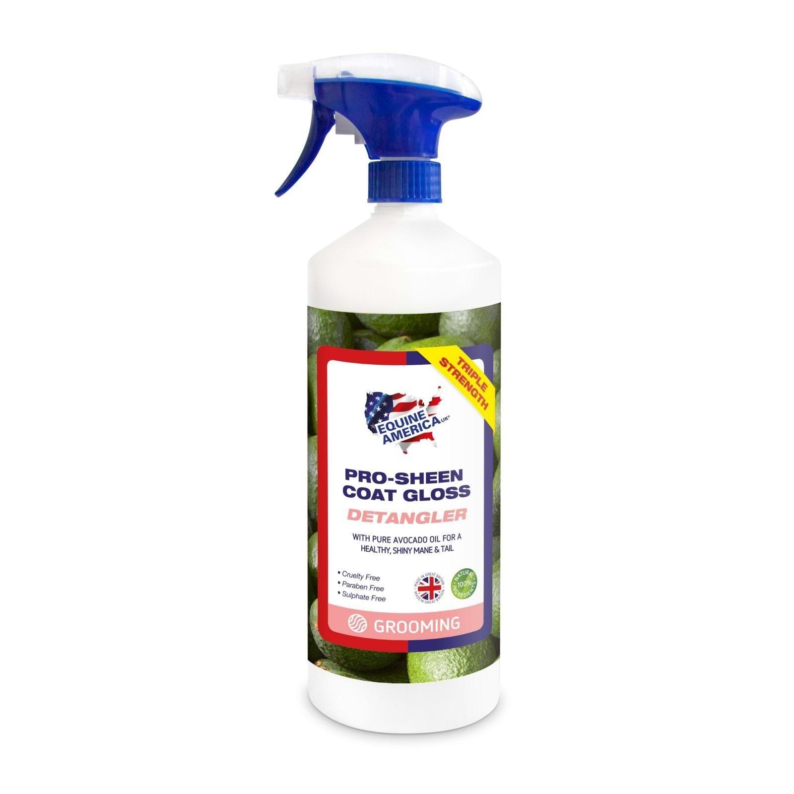 Equine America Pro Sheen Coat Gloss Detangler 1 Litre 