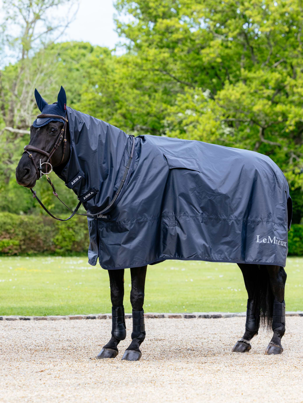 LeMieux Rain Sheet Navy