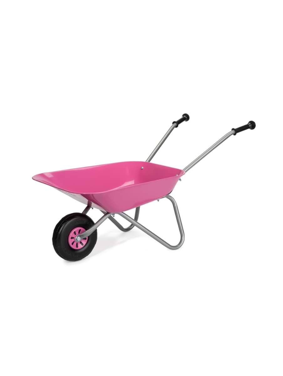 AW24 Rolly Toys Child s Pink Metal Wheelbarrow