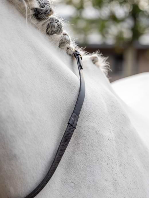LeMieux Rubber Reins Brown
