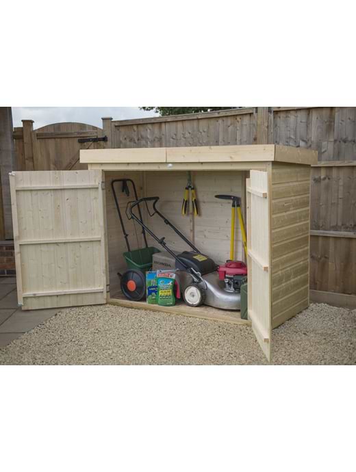 Forest Garden Shiplap Pressure Treated Pent Large Outdoor Store