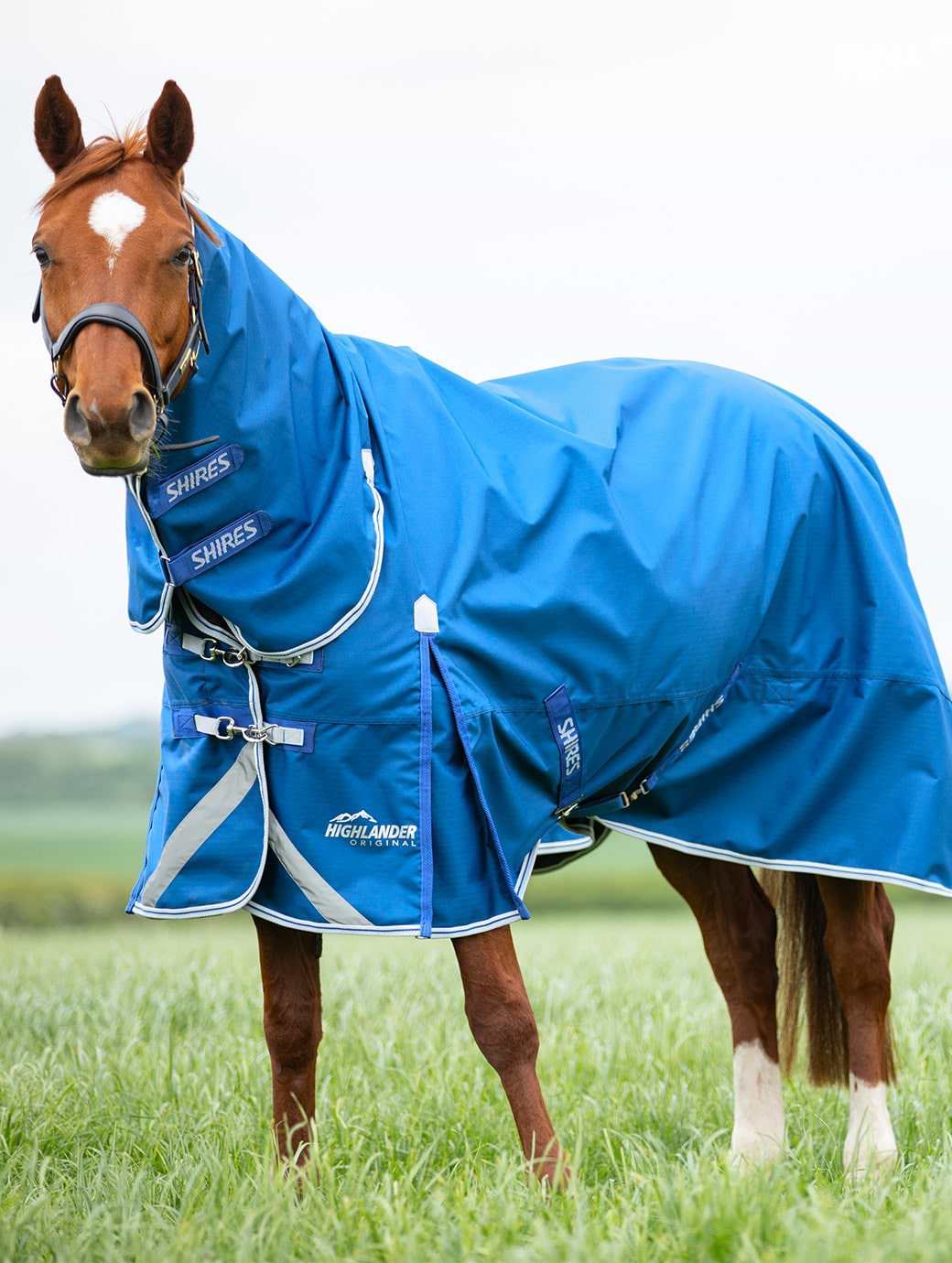 Shire Highlander Original 200 Combo Turnout Rug Blue | Griggs Equestrian
