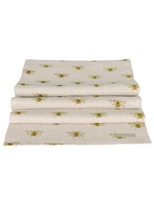 Sophie Allport Linen Table Runner Bees