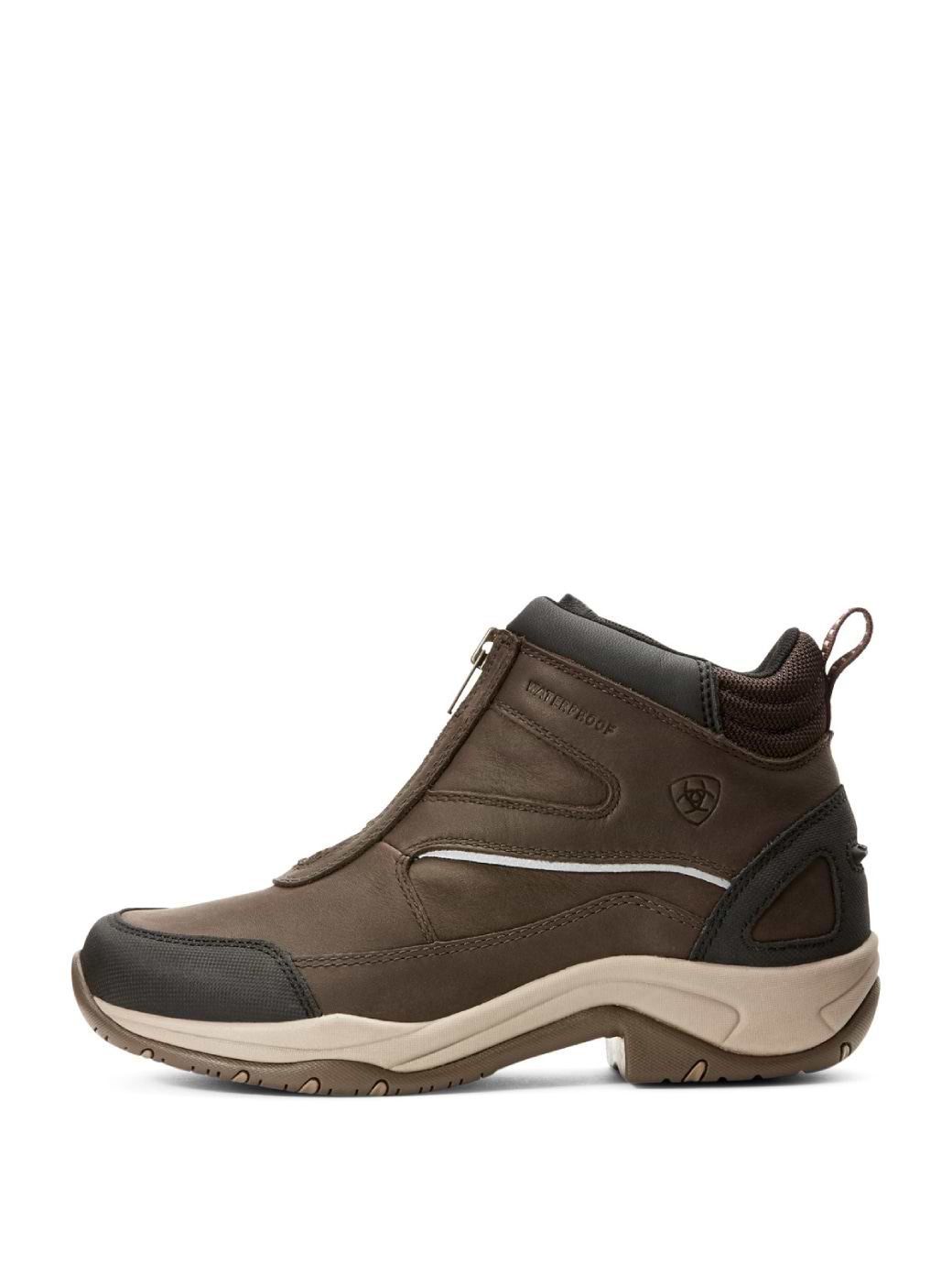 Ariat Women's Telluride Zip Waterproof Boot Dark Brown 