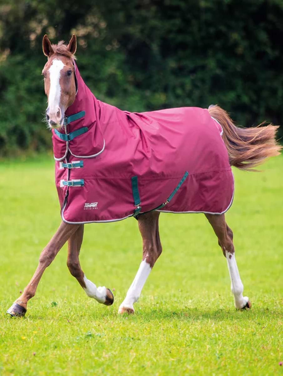 Shires Tempest Original 200 Turnout Combo Rug Maroon