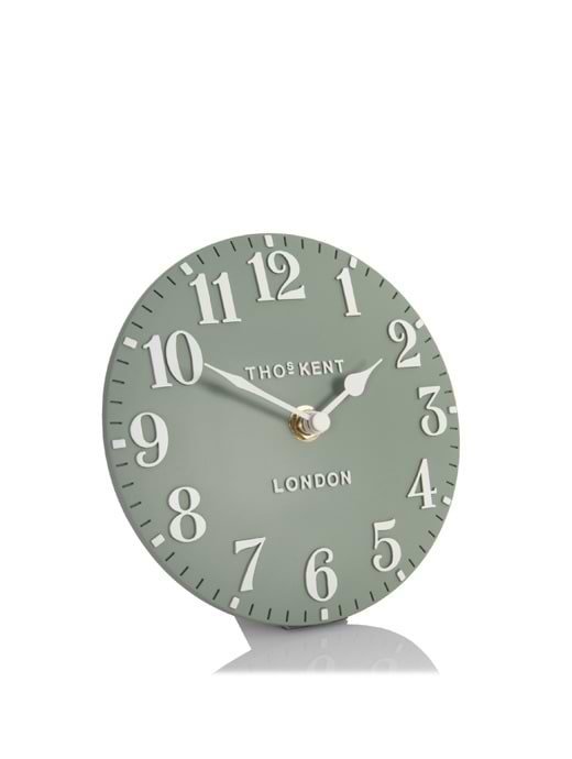 *SS24*Thomas Kent  6" Arabic Mantel Clock Seagrass