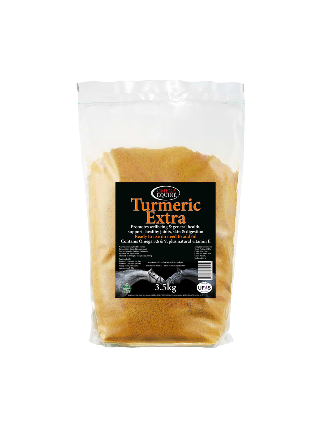 Omega Equine Turmeric 3.5 Kg